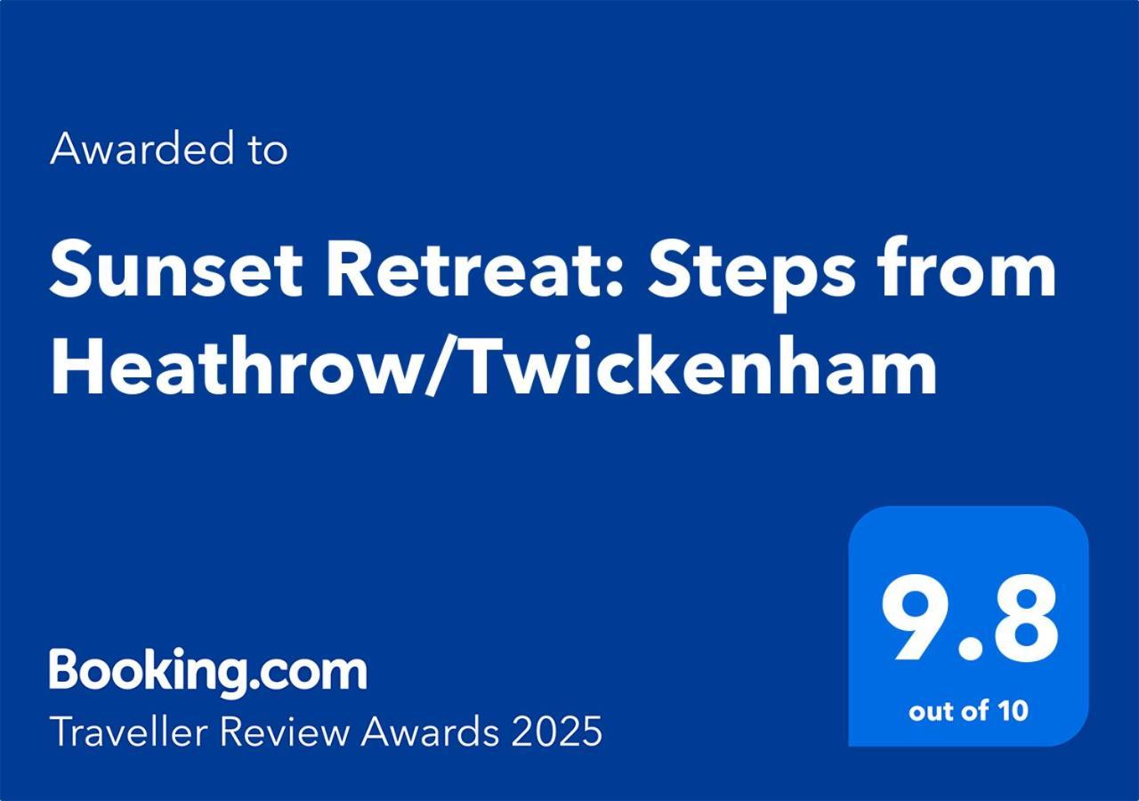 Sunset Retreat: Steps From Heathrow/Twickenham Apartment Hounslow Exterior foto